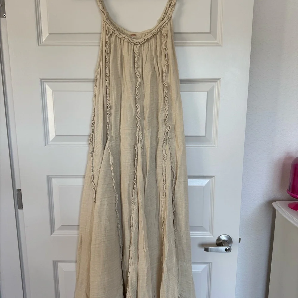 Free People Cream Maxi Dress - Picture 4 of 4